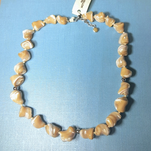 Dillards Sterling Silver MOP Necklace - Picture 1 of 4